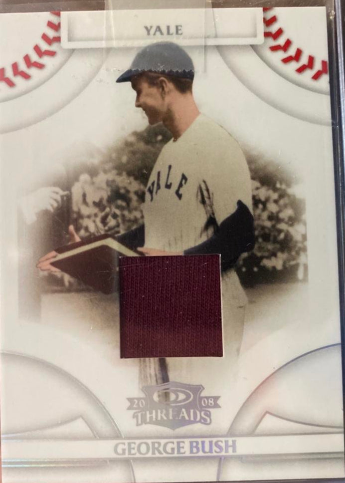 2008 George Bush Donruss Threads Swatch Card - #497/500